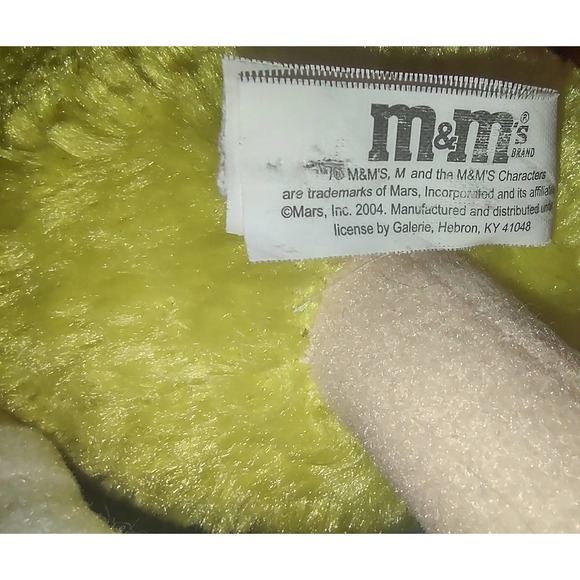 Galerie M&M Yellow Easter Spring Chick Egg 2004 Stuffed Animal Plush 8" - Picture 3 of 3